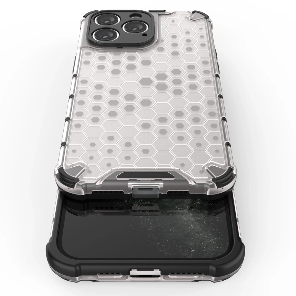 Hurtel Honeycomb dėklas skirtas iPhone 14 Pro Max, juodas