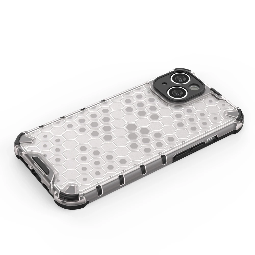Hurtel Honeycomb dėklas skirtas iPhone 14 Plus, skaidrus