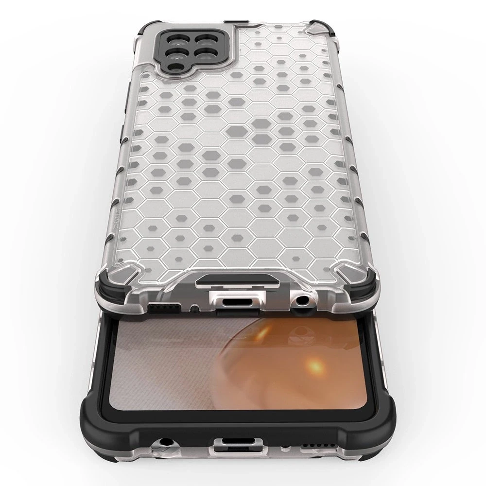 Hurtel Honeycomb dėklas skirtas Samsung Galaxy A42 5G, juodas