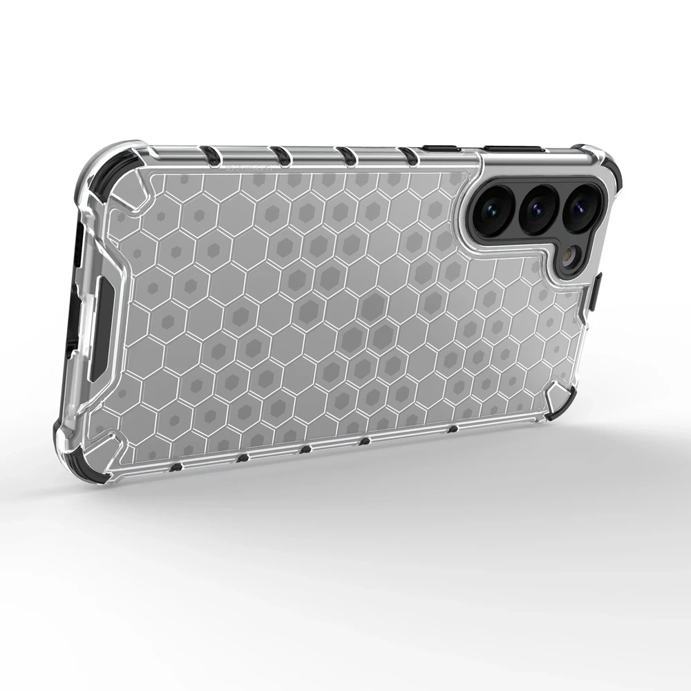 Hurtel Honeycomb dėklas skirtas Samsung Galaxy S23 +, skaidrus