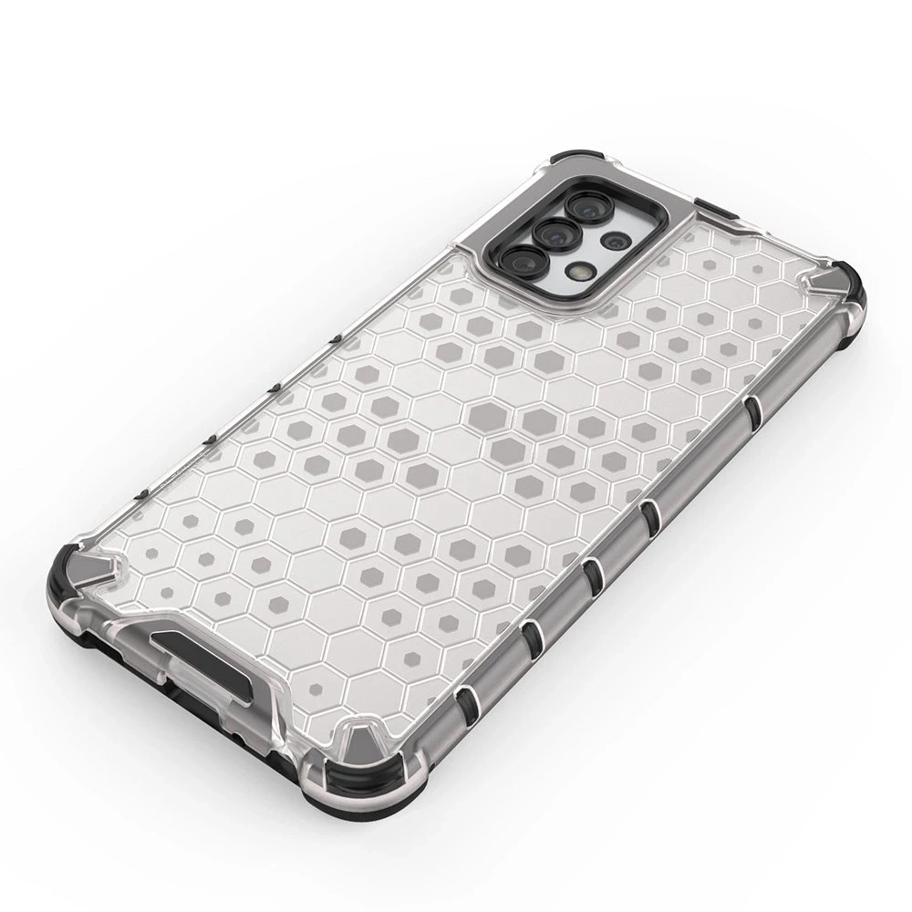 Hurtel Honeycomb dėklas skirtas Samsung Galaxy A13 5G, skaidrus
