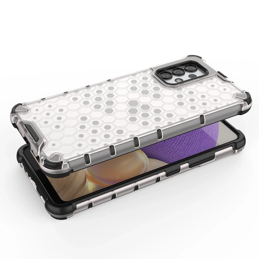 Hurtel Honeycomb dėklas skirtas Samsung Galaxy A13 5G, skaidrus