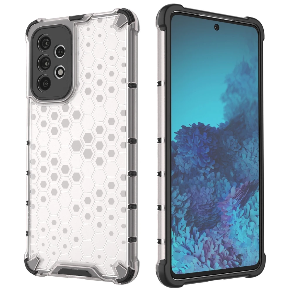 Hurtel Honeycomb dėklas skirtas Samsung Galaxy A73, juodas