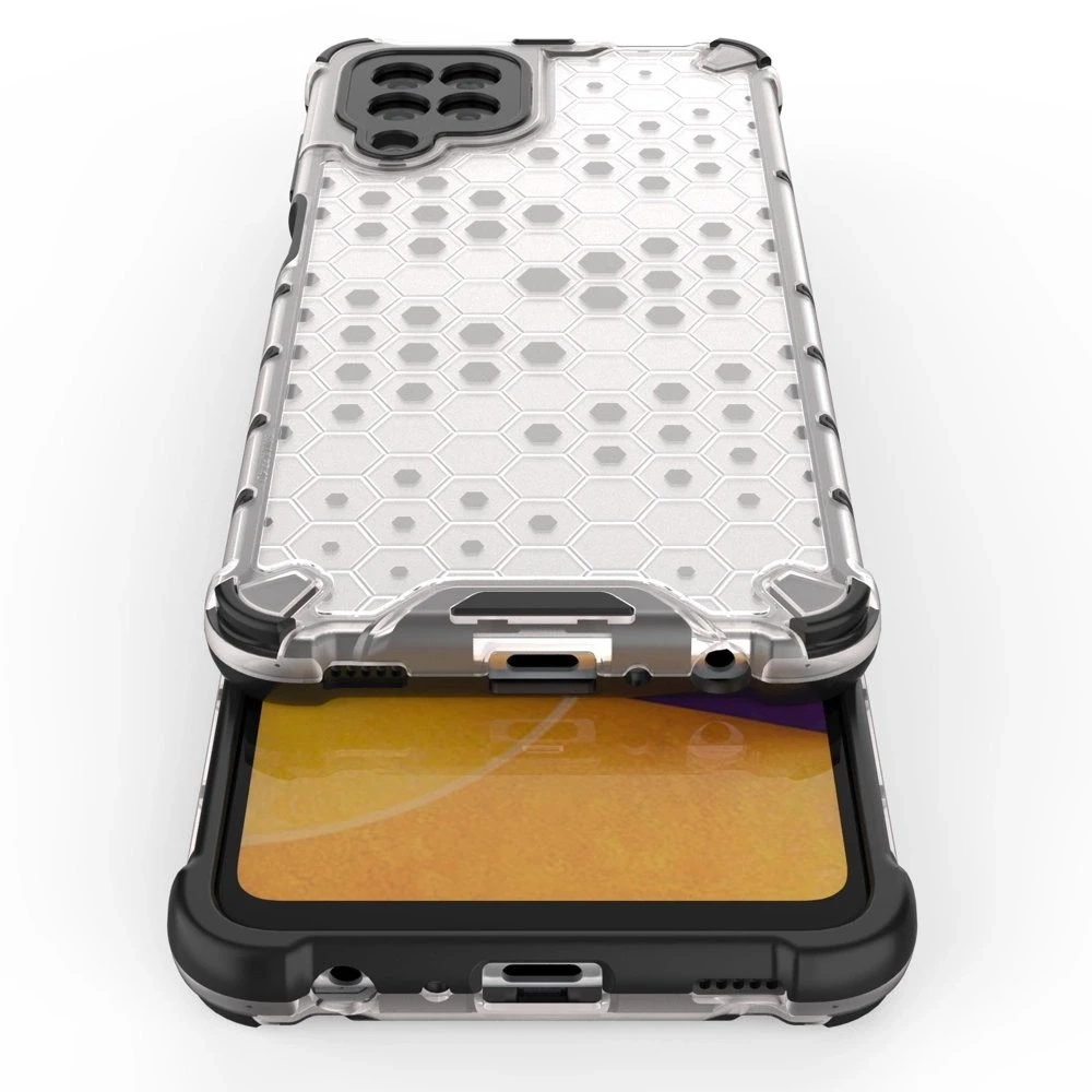 Hurtel Honeycomb dėklas skirtas Samsung Galaxy A22 4G, mėlynas