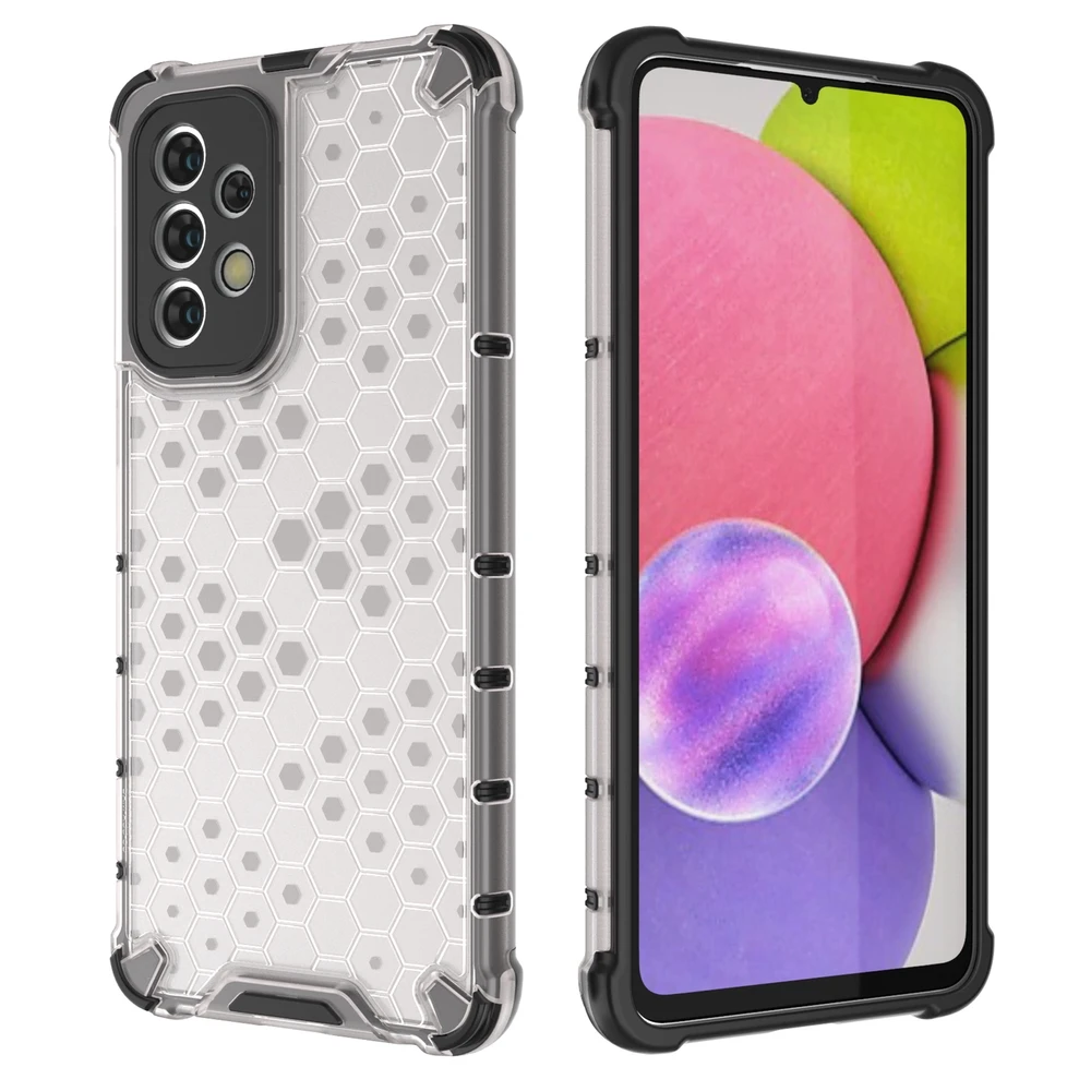 Hurtel Honeycomb dėklas skirtas Samsung Galaxy A33 5G, mėlynas