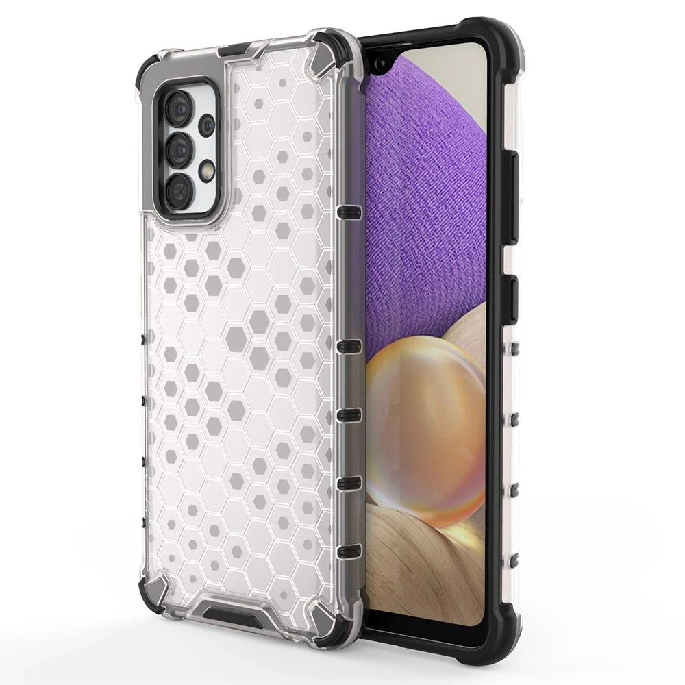 Hurtel Honeycomb dėklas skirtas Samsung Galaxy A13 5G, skaidrus