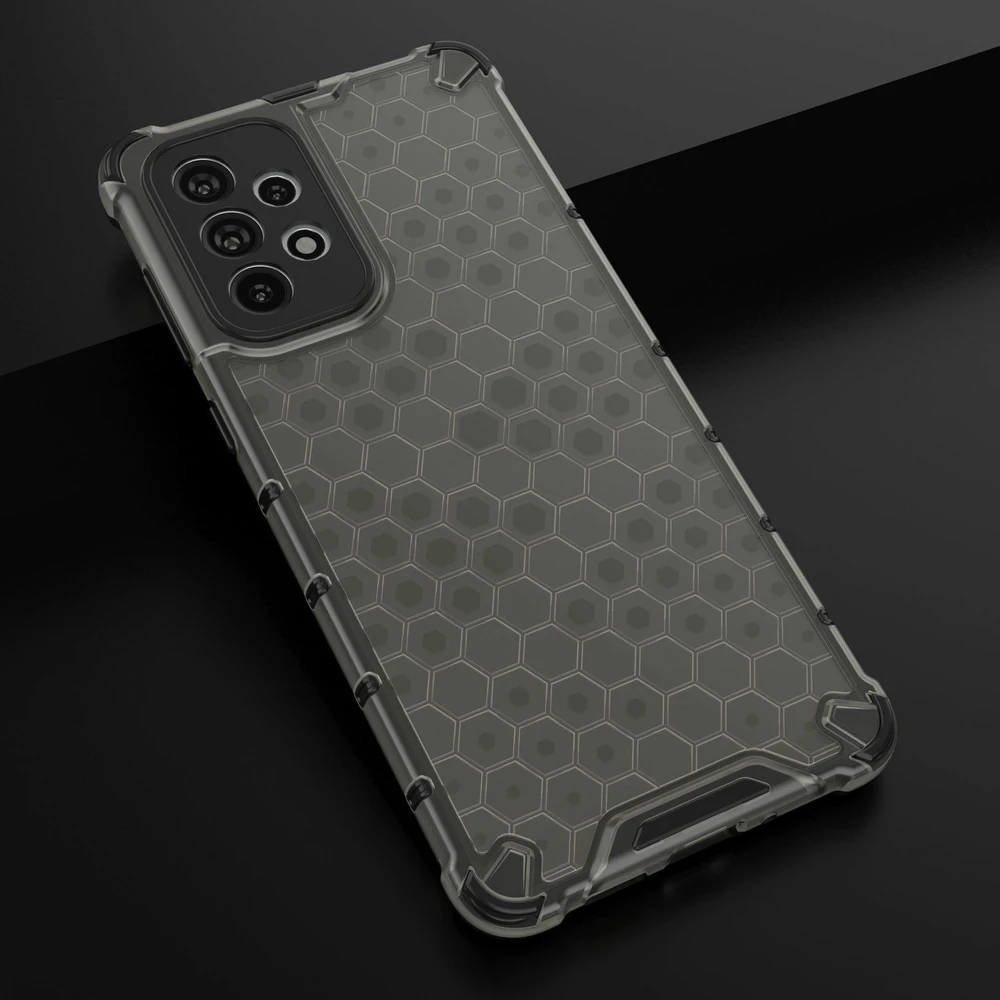 Hurtel Honeycomb dėklas skirtas Samsung Galaxy A73, juodas