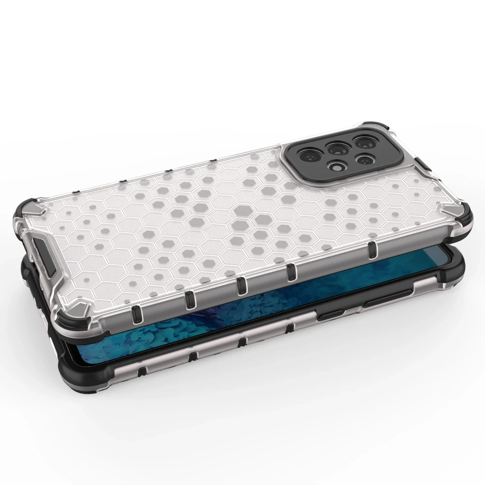 Hurtel Honeycomb dėklas skirtas Samsung Galaxy A73, juodas