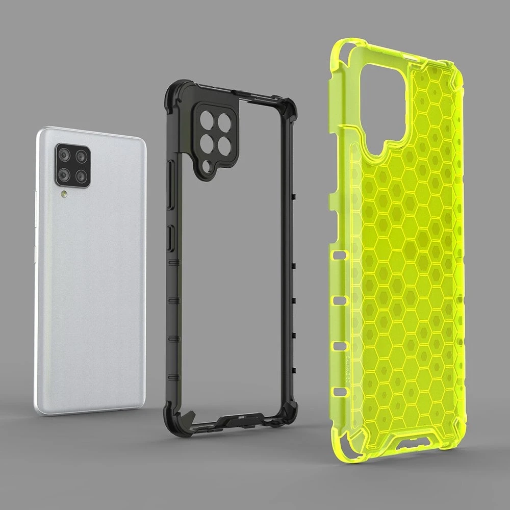 Hurtel Honeycomb dėklas skirtas Samsung Galaxy A42 5G, mėlynas