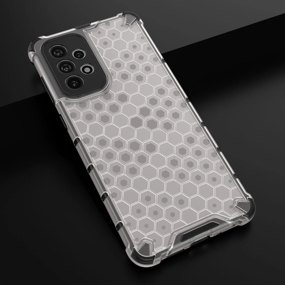 Hurtel Honeycomb dėklas skirtas Samsung Galaxy A73, mėlynas