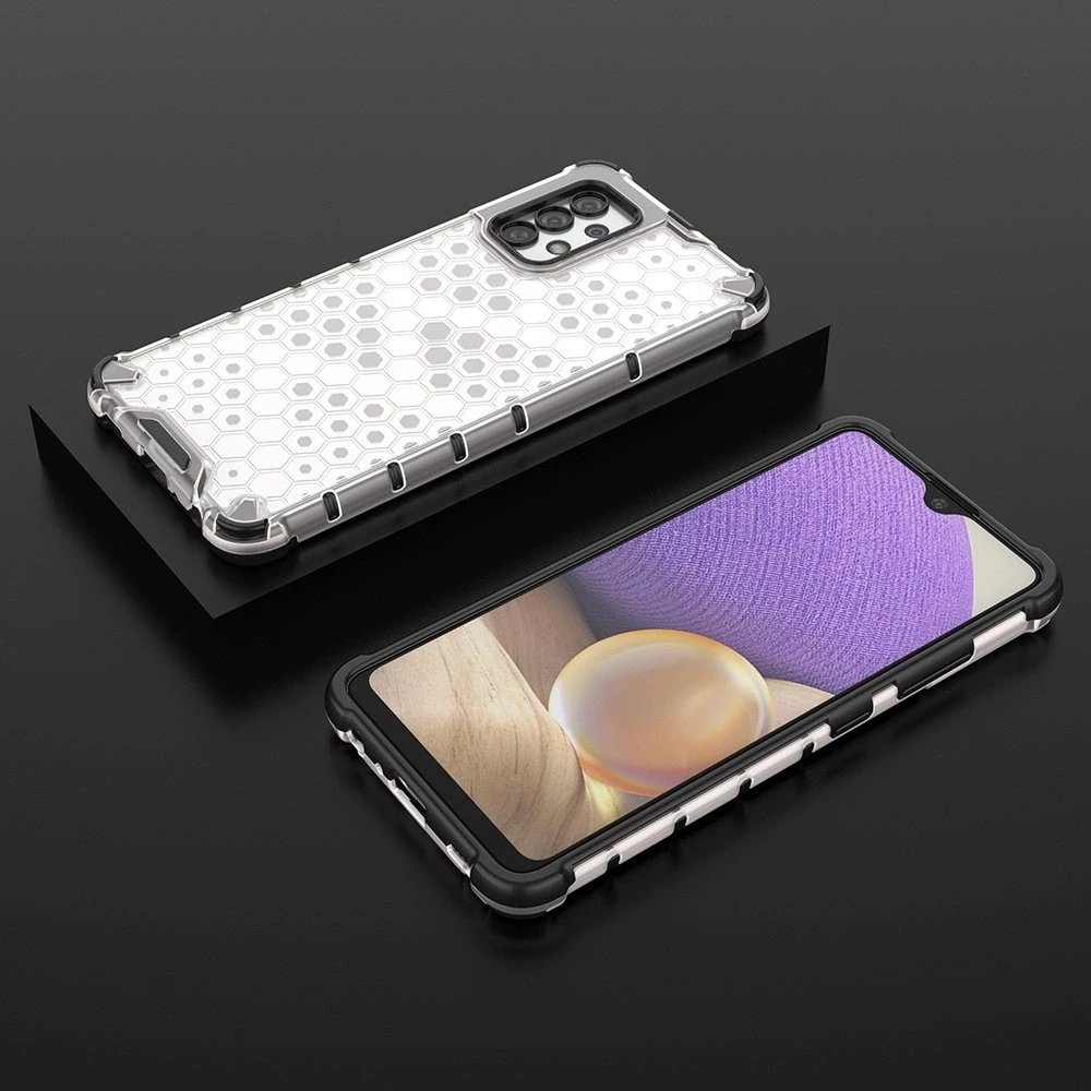 Hurtel Honeycomb dėklas skirtas Samsung Galaxy A13 5G, skaidrus