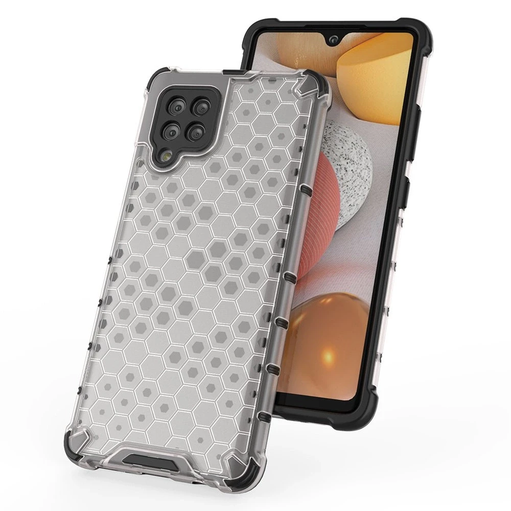 Hurtel Honeycomb dėklas skirtas Samsung Galaxy A42 5G, juodas