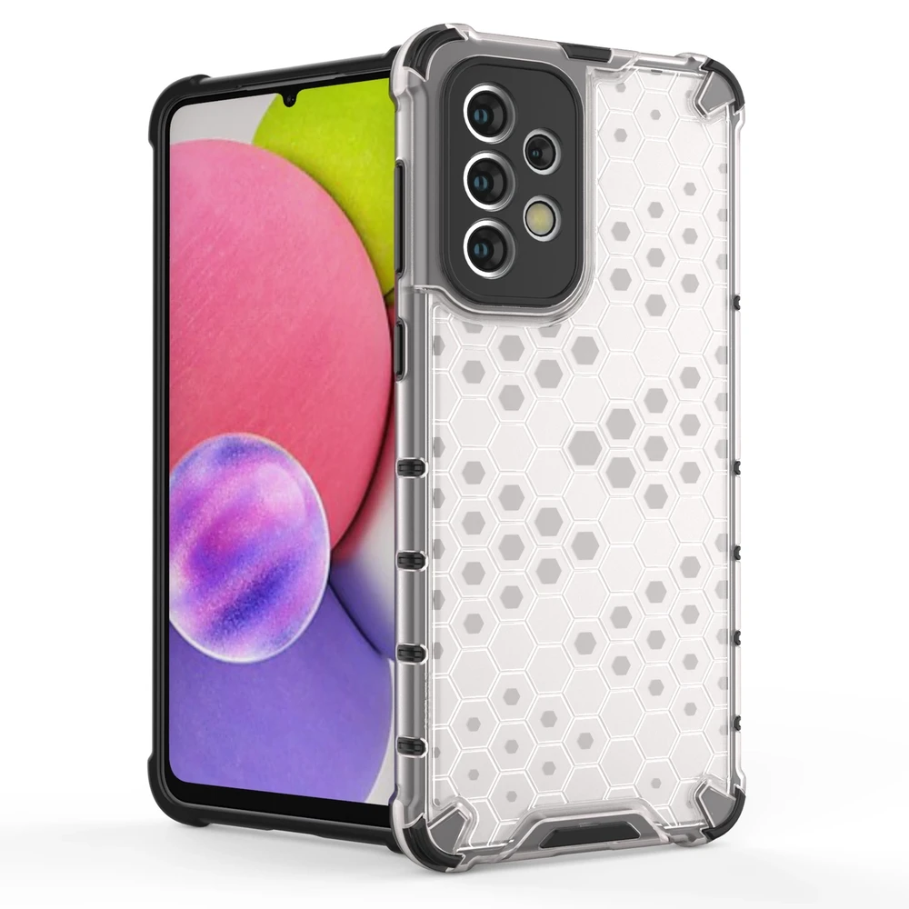 Hurtel Honeycomb dėklas skirtas Samsung Galaxy A33 5G, mėlynas
