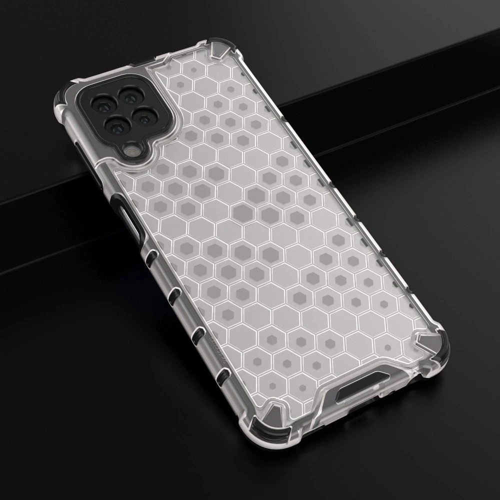 Hurtel Honeycomb dėklas skirtas Samsung Galaxy A22 4G, skaidrus