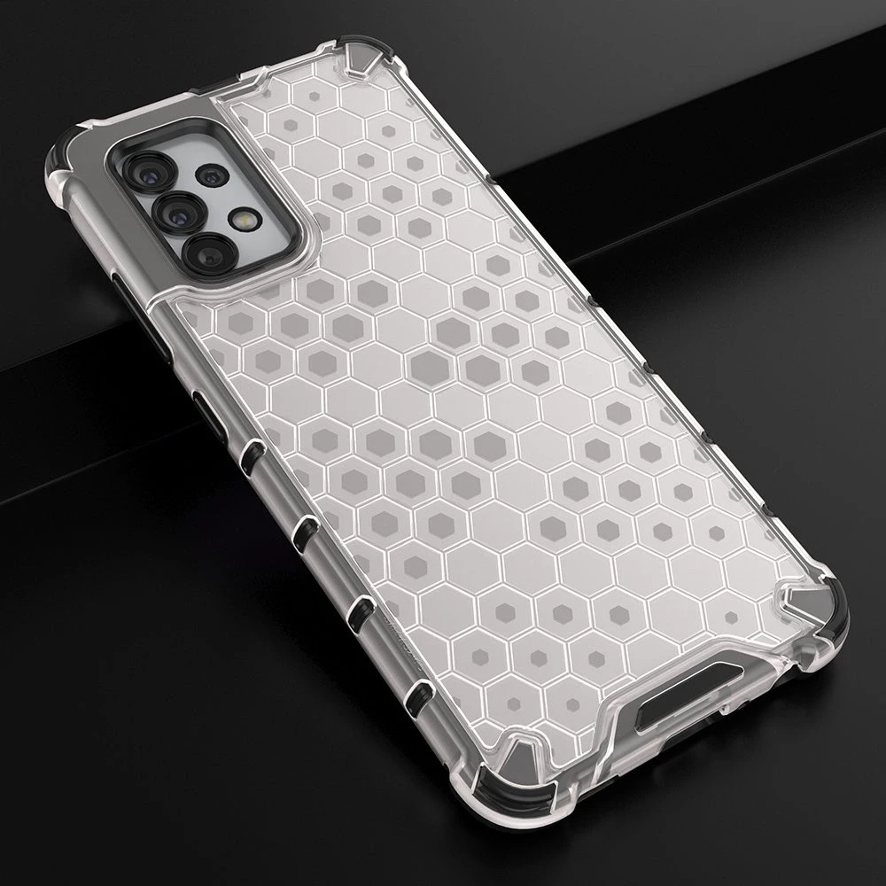 Hurtel Honeycomb dėklas skirtas Samsung Galaxy A13 5G, skaidrus