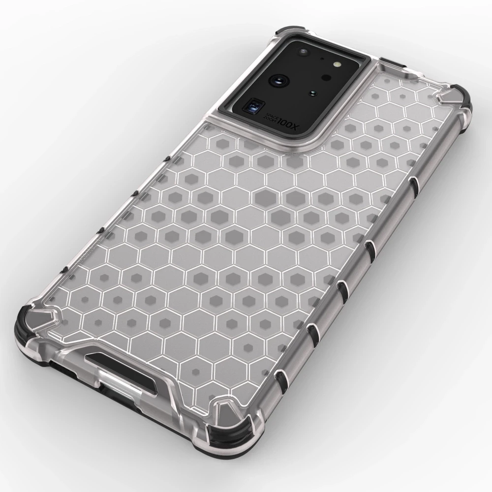 Hurtel Honeycomb dėklas skirtas Samsung Galaxy S22 Ultra, mėlynas