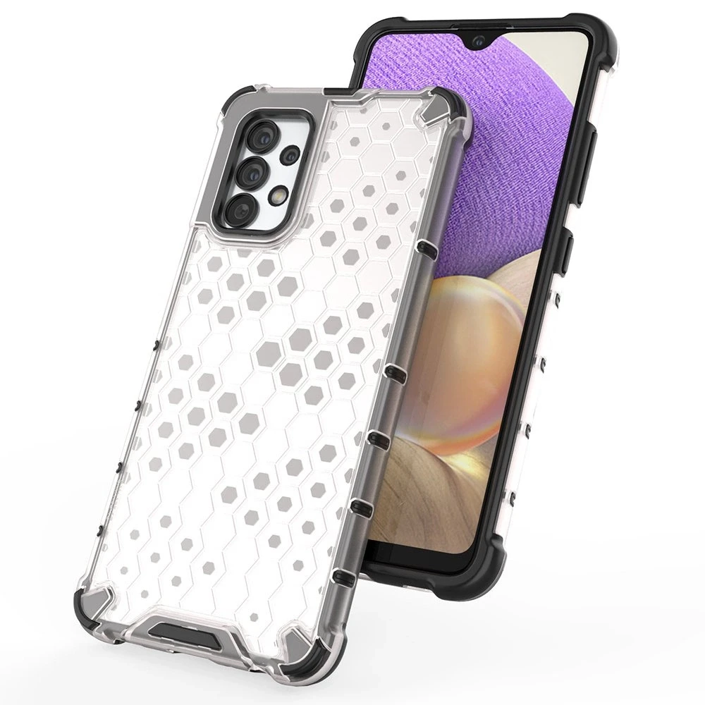 Hurtel Honeycomb dėklas skirtas Samsung Galaxy A03s (166.5), mėlynas