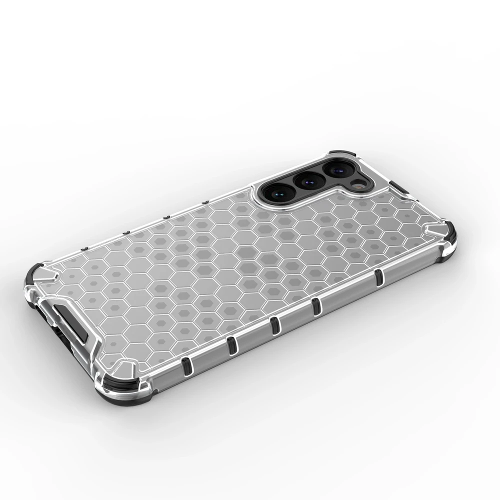 Hurtel Honeycomb dėklas skirtas Samsung Galaxy S23 +, skaidrus