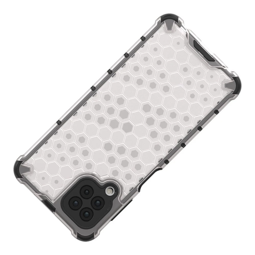 Hurtel Honeycomb dėklas skirtas Samsung Galaxy A22 4G, raudonas