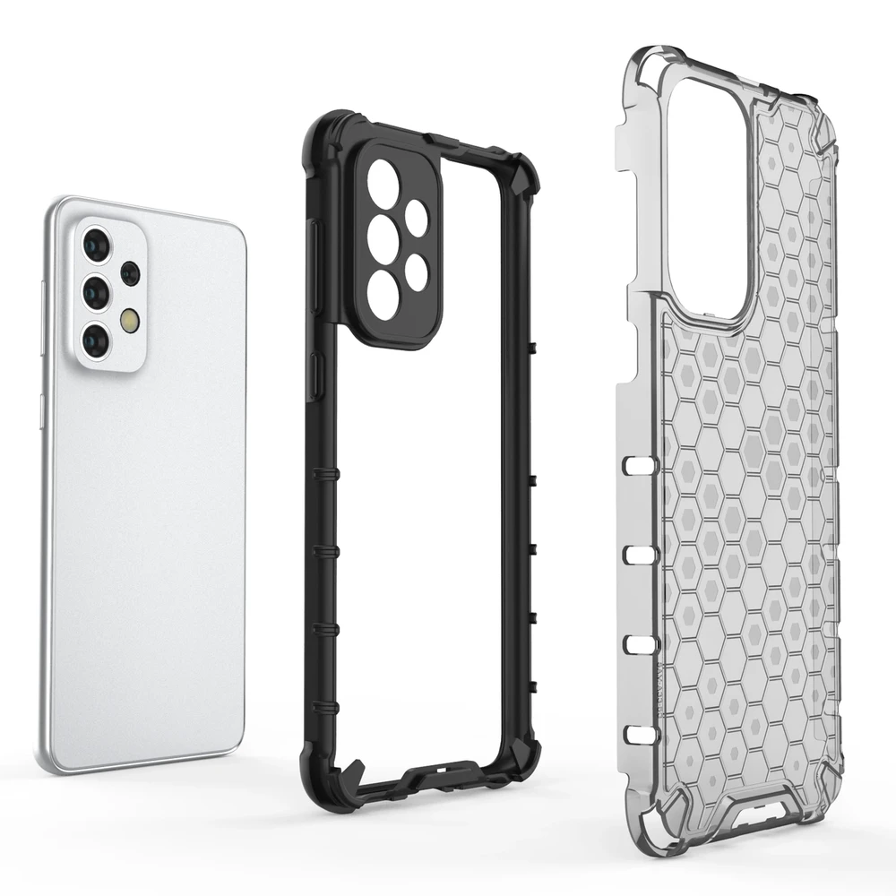 Hurtel Honeycomb dėklas skirtas Samsung Galaxy A33 5G, mėlynas
