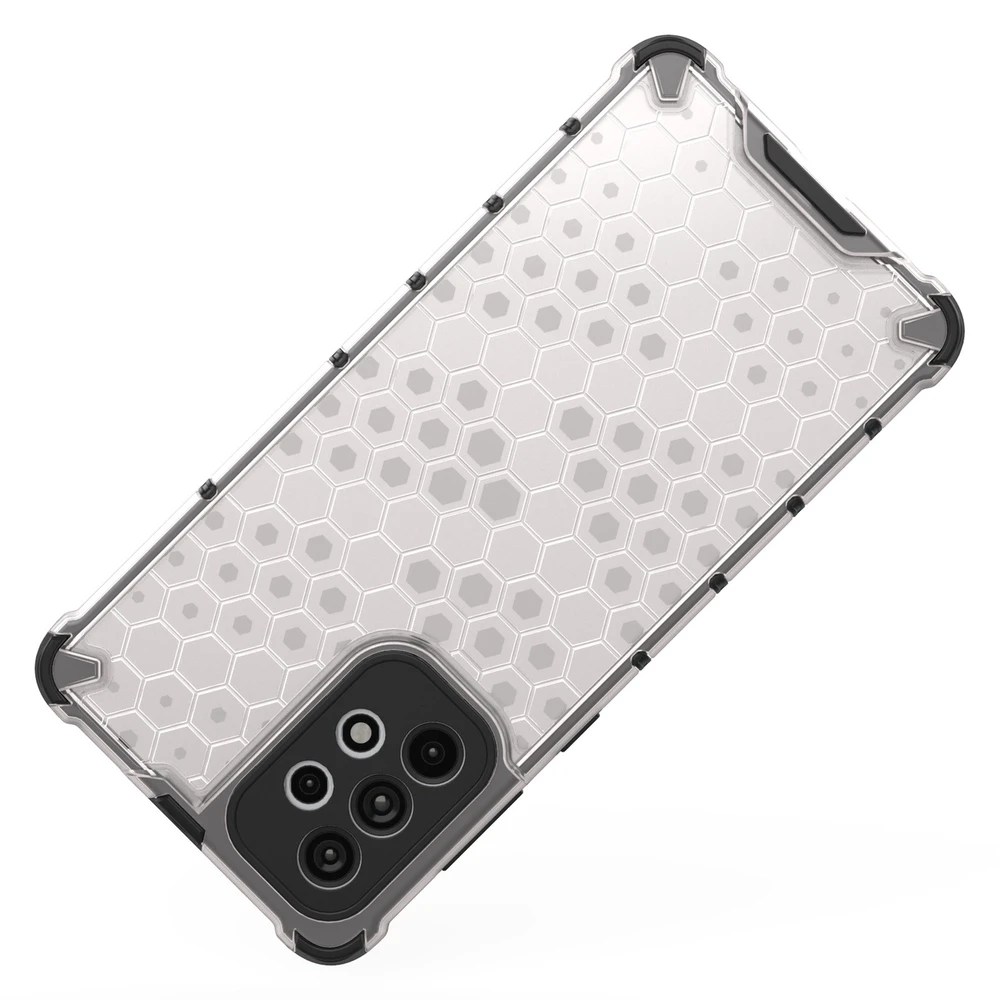 Hurtel Honeycomb dėklas skirtas Samsung Galaxy A73, juodas