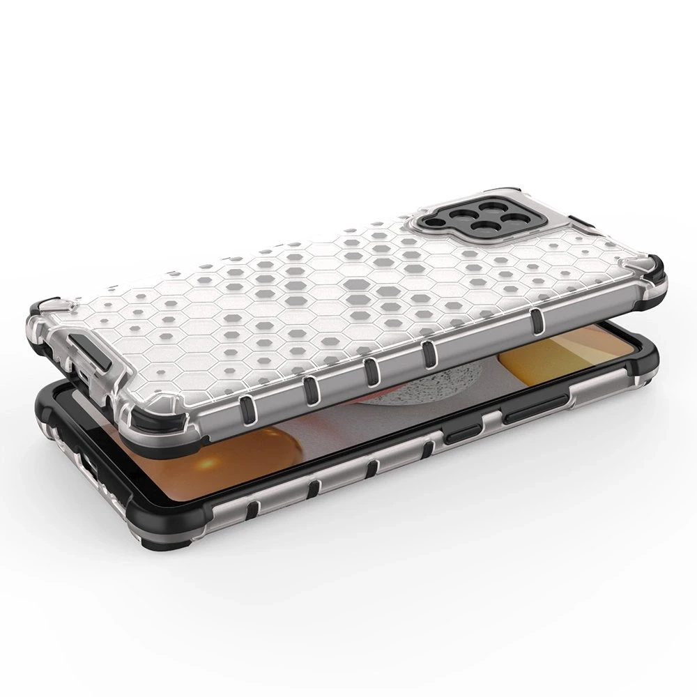 Hurtel Honeycomb dėklas skirtas Samsung Galaxy A42 5G, juodas