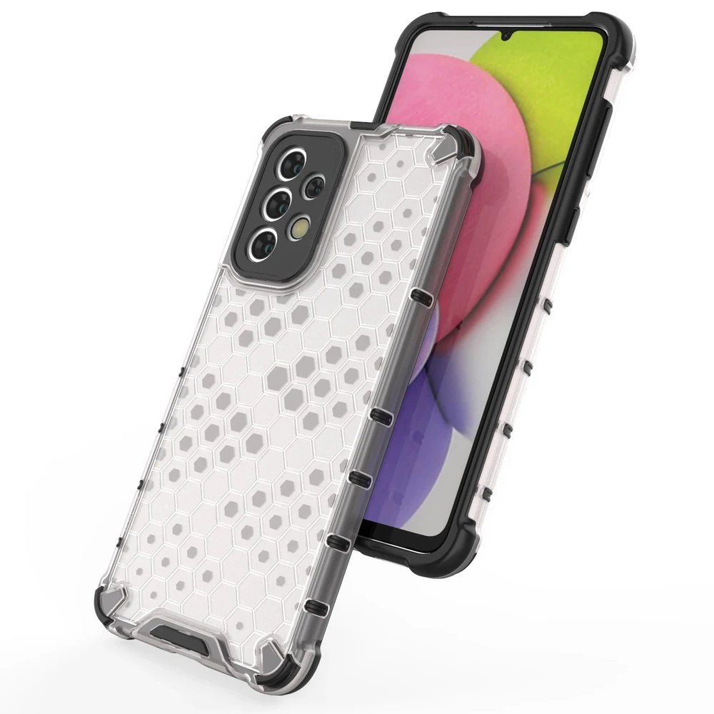 Hurtel Honeycomb dėklas skirtas Samsung Galaxy A33 5G, mėlynas