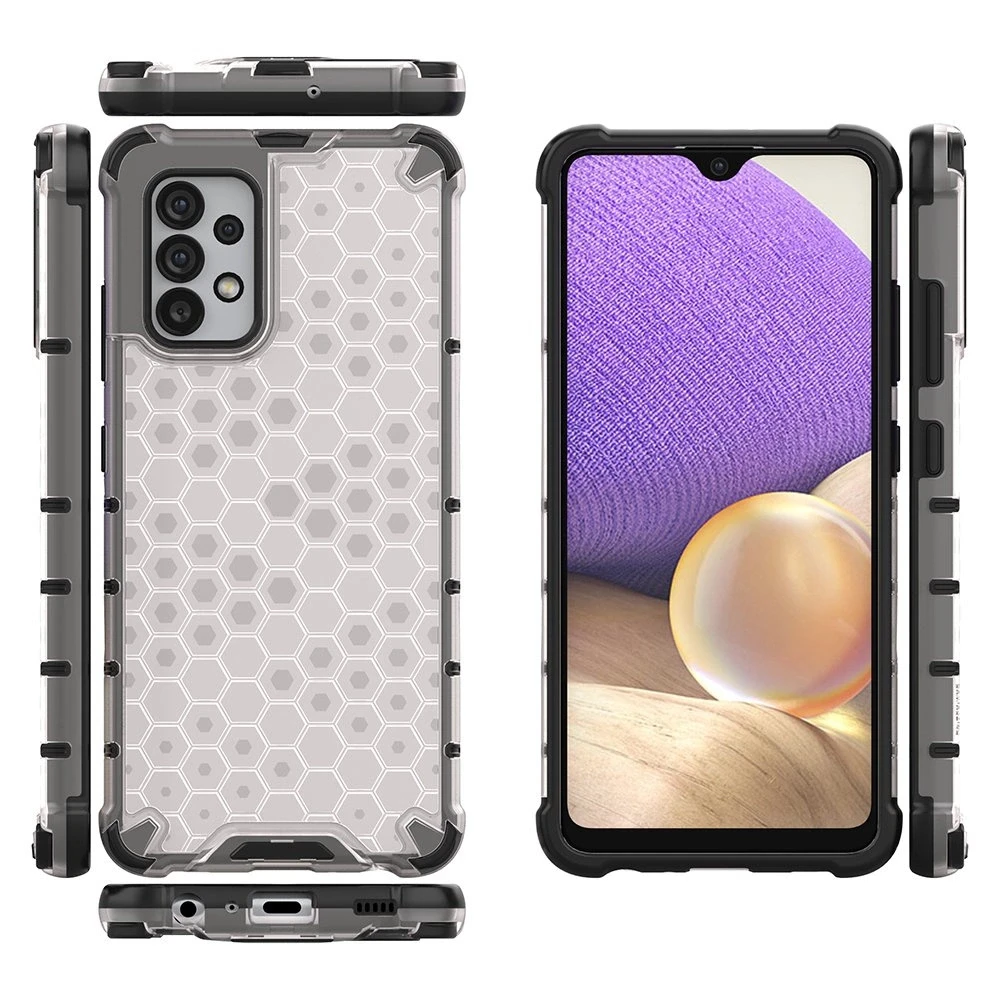 Hurtel Honeycomb dėklas skirtas Samsung Galaxy A13 5G, skaidrus