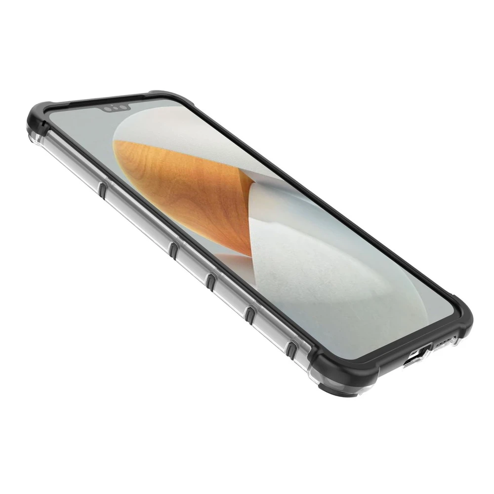 Hurtel Honeycomb dėklas skirtas Vivo V23 5G, juodas