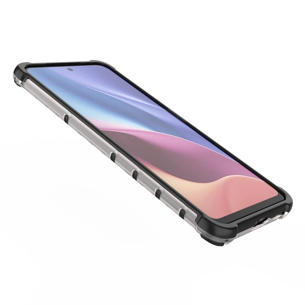 Hurtel Honeycomb dėklas skirtas Xiaomi Redmi K40 Pro+ / K40 Pro / K40 / Poco F3, mėlynas