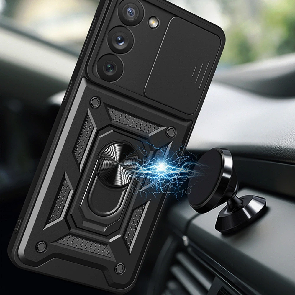 iLike Hurtel Hybrid Armor Camshield dėklas skirtas Samsung Galaxy A34 5G, rožinis