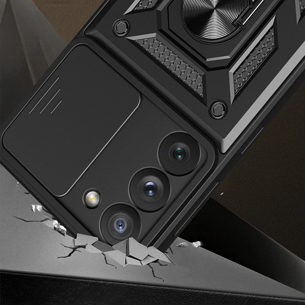 iLike Hurtel Hybrid Armor Camshield dėklas skirtas Samsung Galaxy A34 5G, rožinis