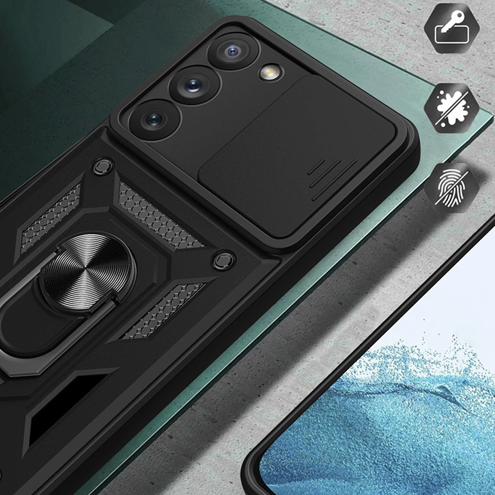 iLike Hurtel Hybrid Armor Camshield dėklas skirtas Samsung Galaxy A34 5G, rožinis