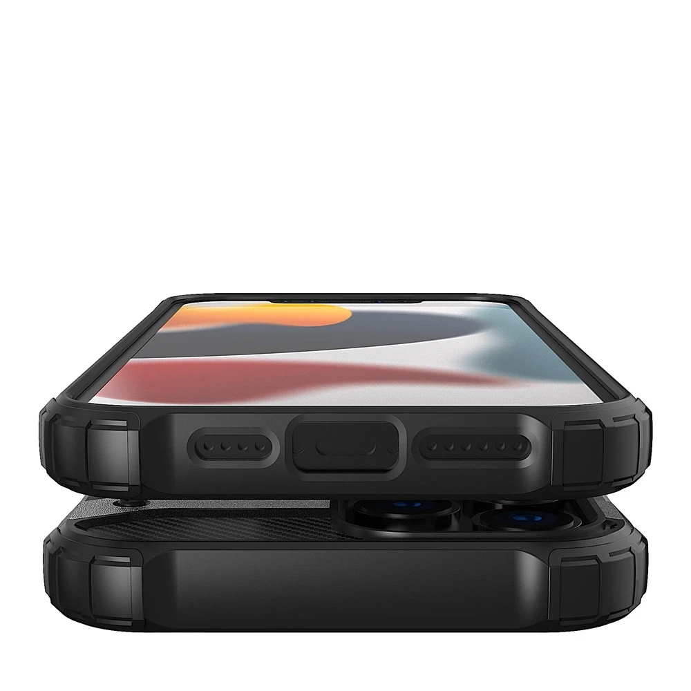 Hurtel Hybrid Armor dėklas skirtas iPhone 14 Pro Max, mėlynas