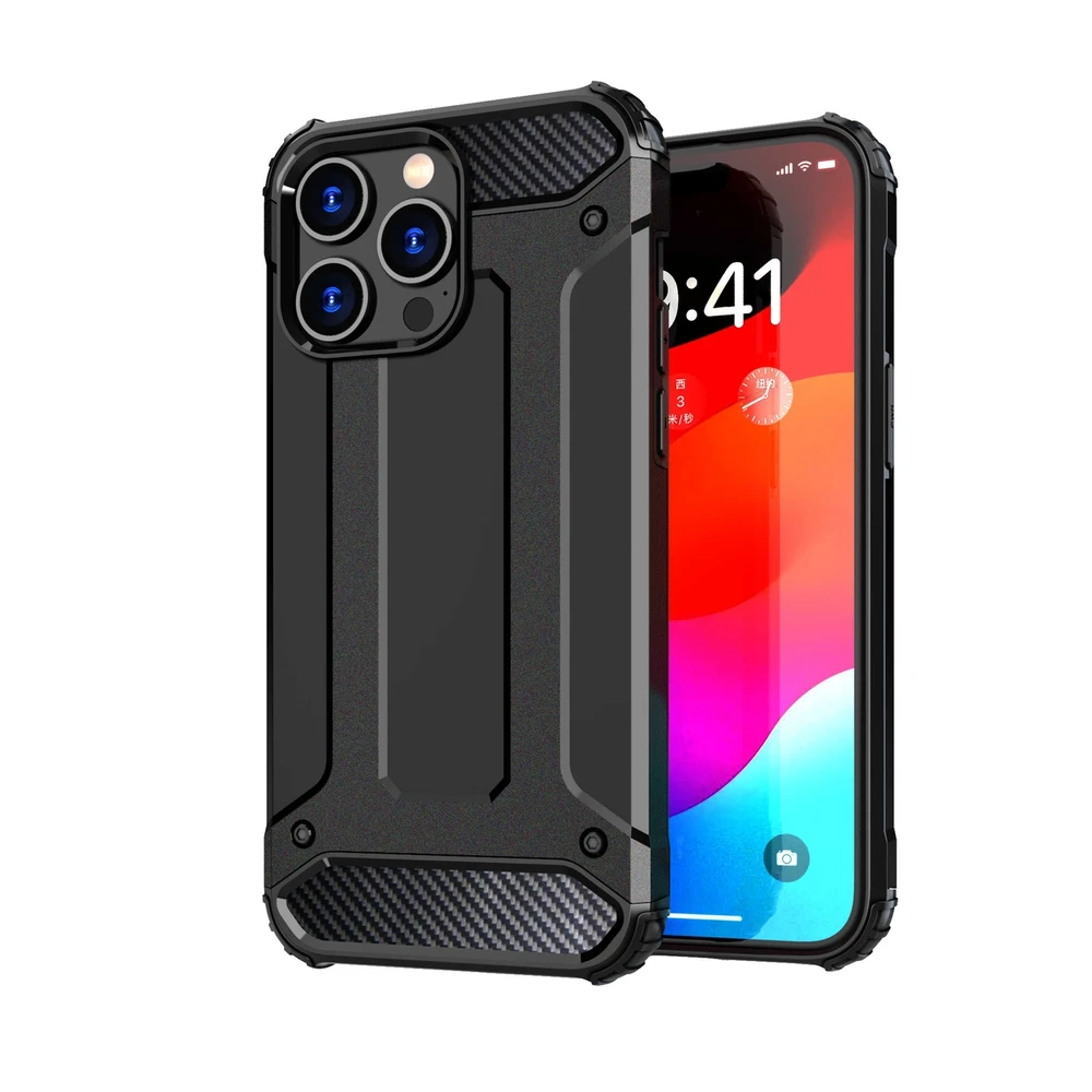 Hurtel Apple iPhone 15 Pro Max Hybrid Armor – dėklas telefonui mėlynos spalvos