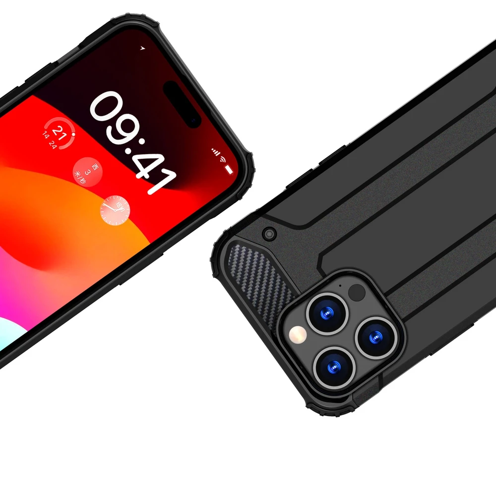 Hurtel Apple iPhone 15 Pro Max Hybrid Armor – dėklas telefonui mėlynos spalvos