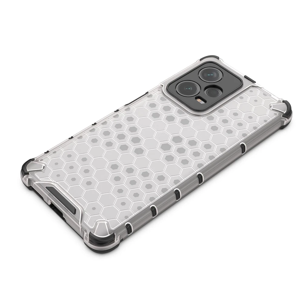 Hurtel Honeycomb Xiaomi Redmi Note 12 Pro+ armored hybrid dėklas telefonui juodos spalvos