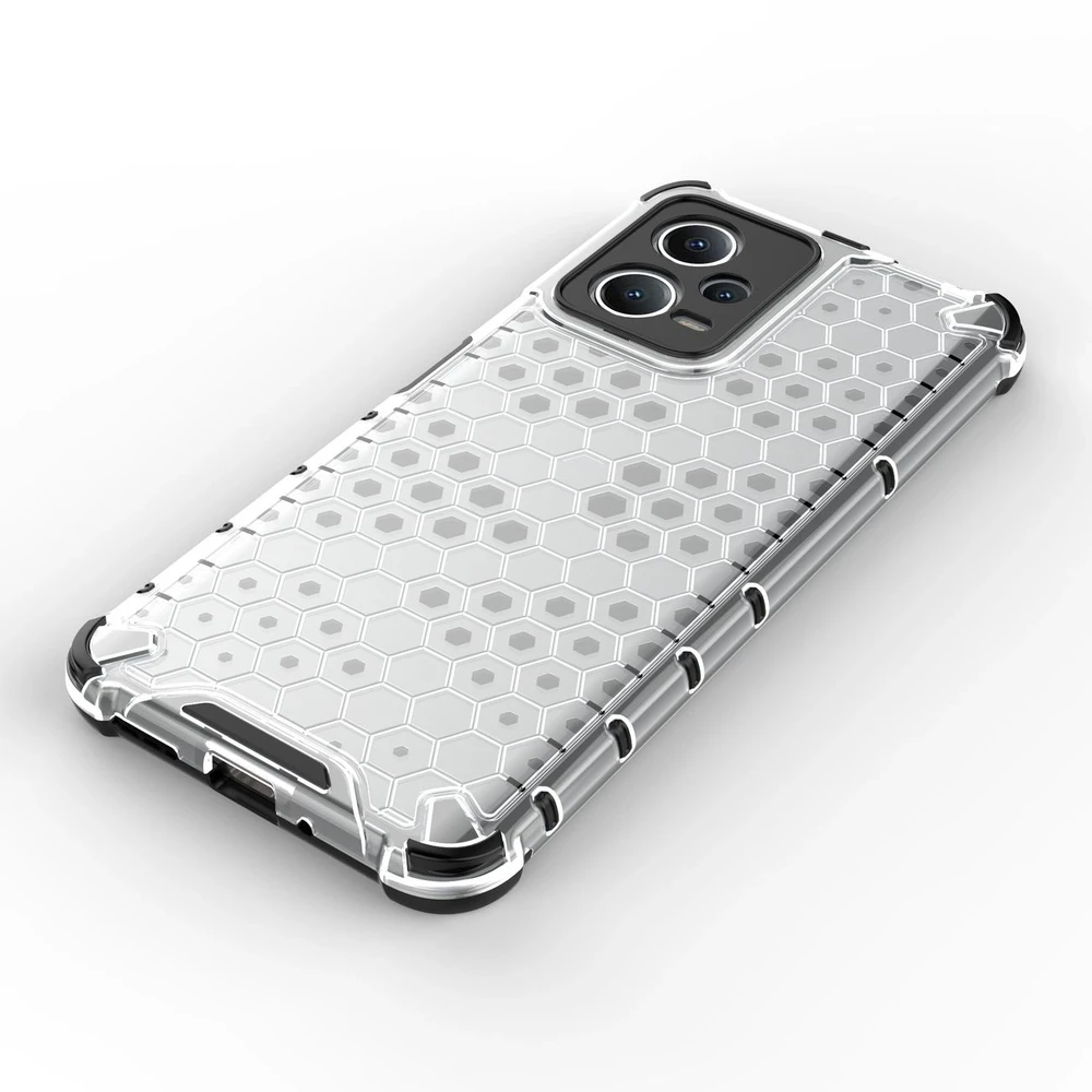 Hurtel Honeycomb Xiaomi Redmi Note 12 5G / Poco X5 5G armored hybrid dėklas telefonui juodos spalvos