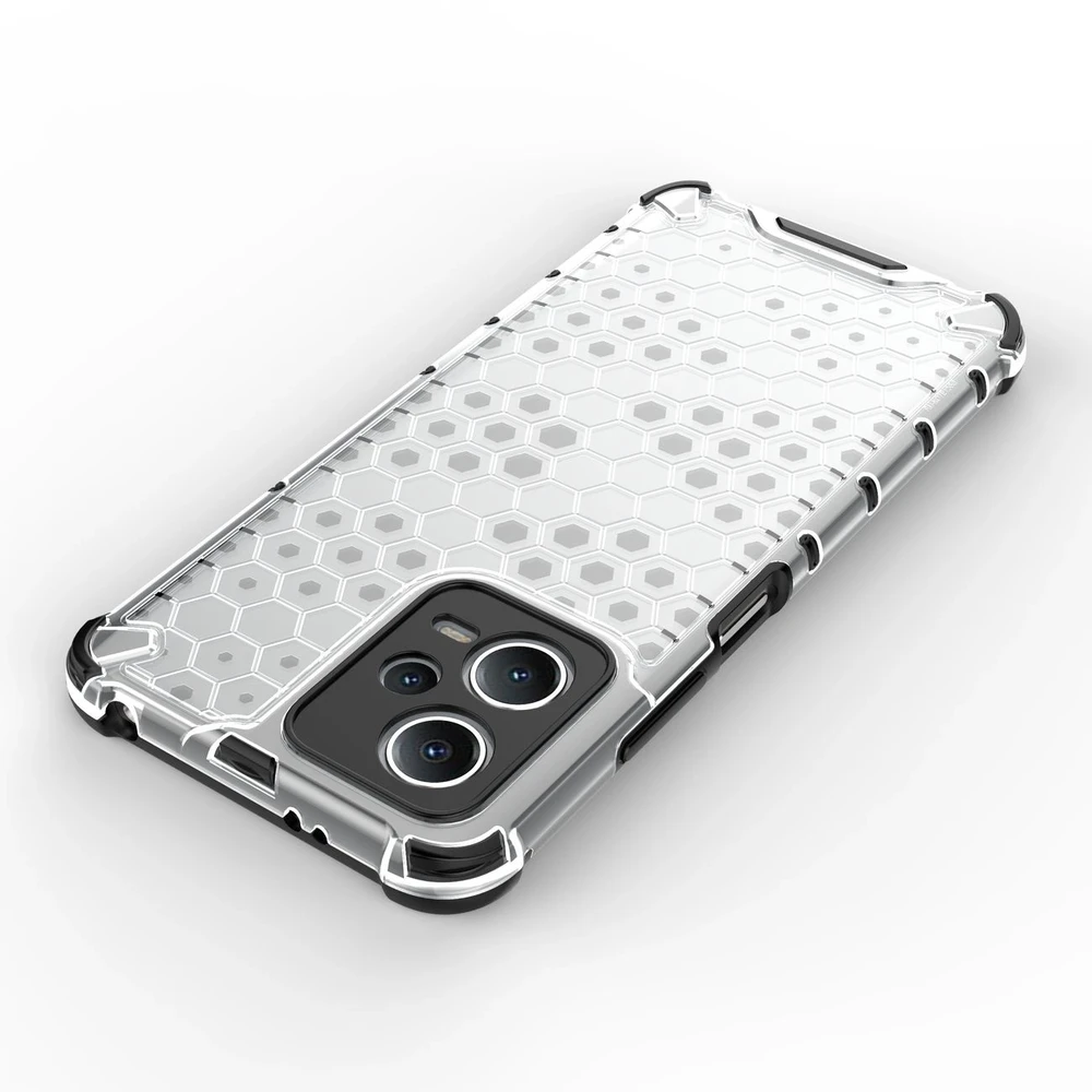 Hurtel Honeycomb Xiaomi Redmi Note 12 5G / Poco X5 5G armored hybrid dėklas telefonui juodos spalvos