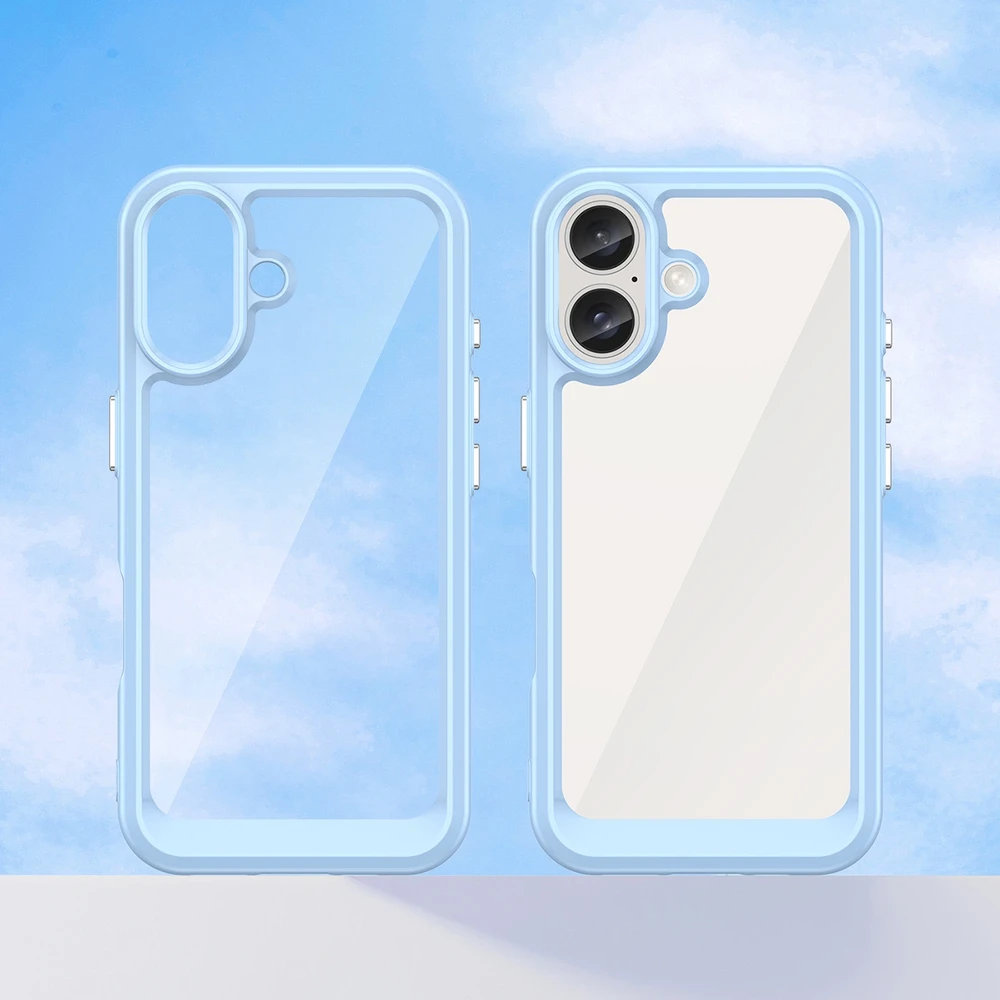 Hurtel Outer Space Gel Frame Apple iPhone 16 Plus – dėklas telefonui mėlynos spalvos