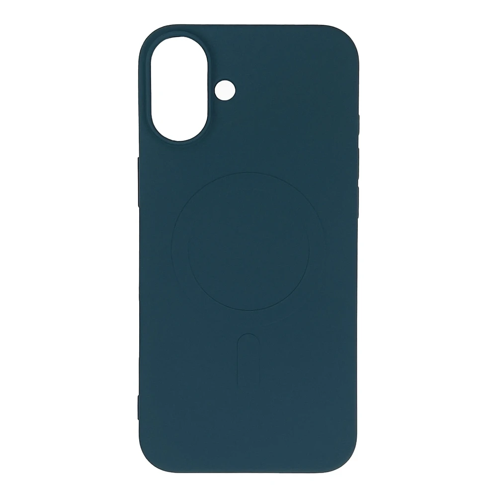 Hurtel Liquid Silikoninis MagSafe Apple iPhone 16 Plus – dark dėklas telefonui mėlynos spalvos