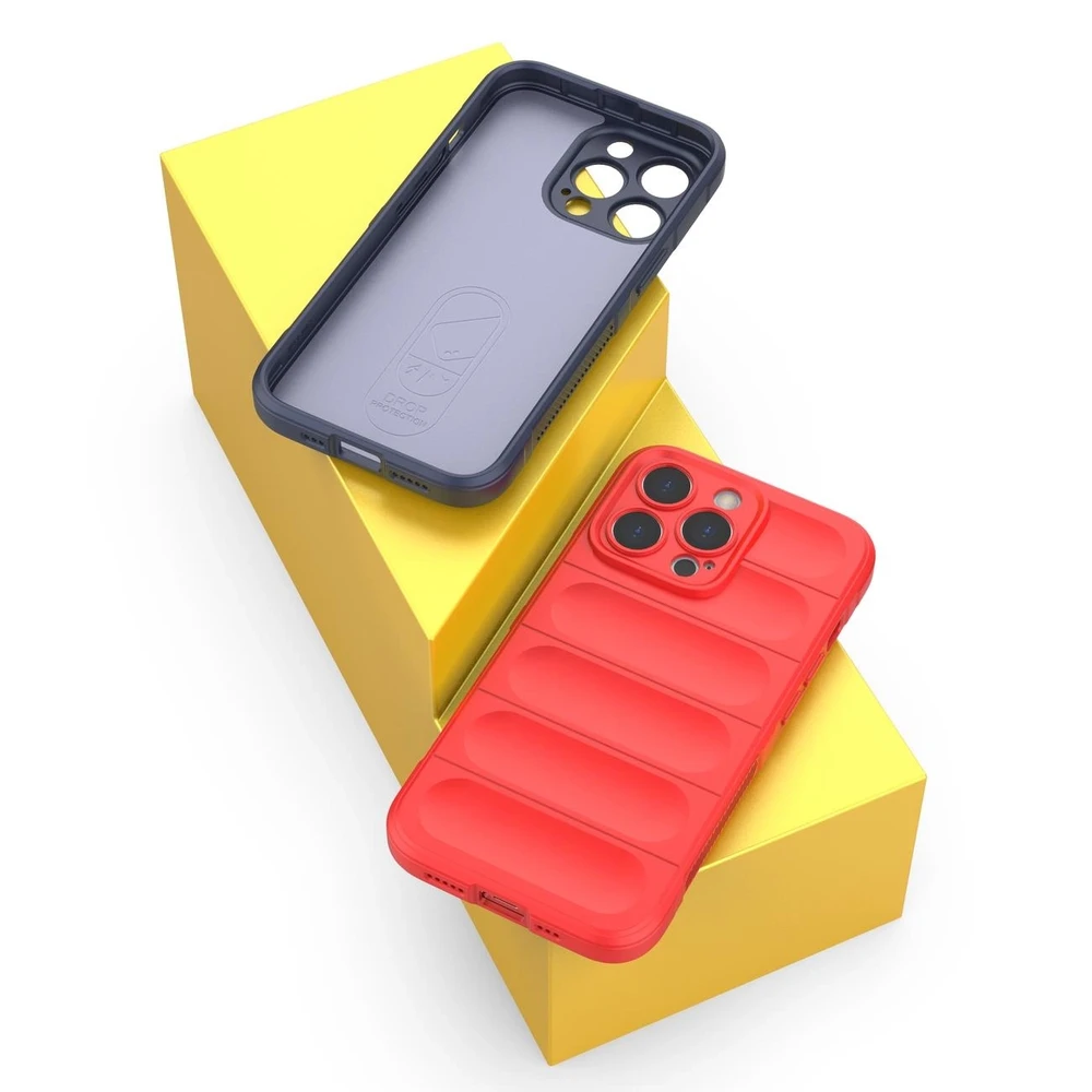 Hurtel Magic Shield dėklas skirtas iPhone 13 Pro Max, raudonas