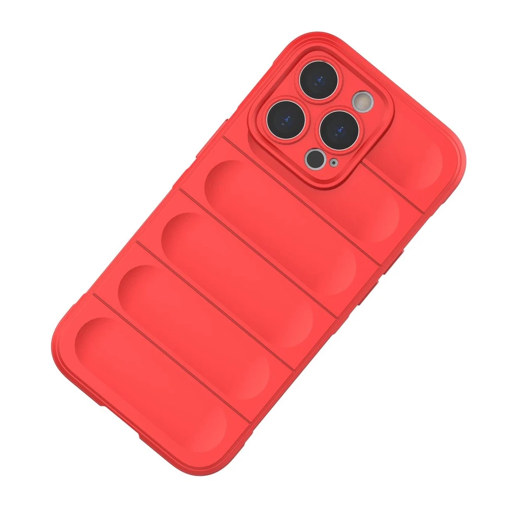 Hurtel Magic Shield dėklas skirtas iPhone 13 Pro Max, raudonas
