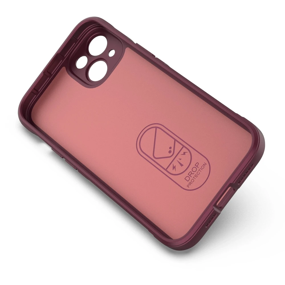 Hurtel Magic Shield dėklas skirtas iPhone 14 Plus, bordo