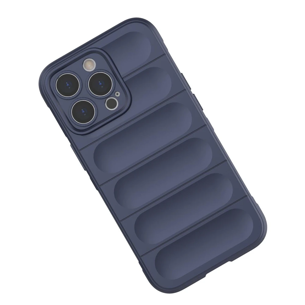 Hurtel Magic Shield dėklas skirtas iPhone 13 Pro Max, tamsiai mėlynas