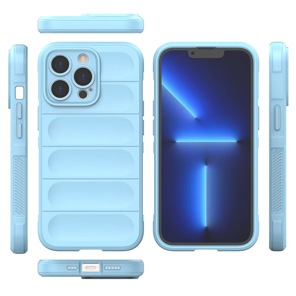 Hurtel Magic Shield dėklas skirtas iPhone 13 Pro, šviesiai mėlynas