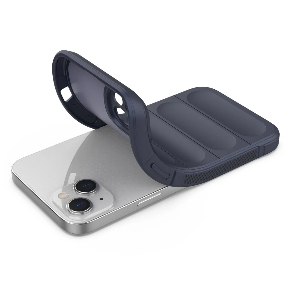 Hurtel Magic Shield dėklas skirtas iPhone 14 Plus, tamsiai mėlynas