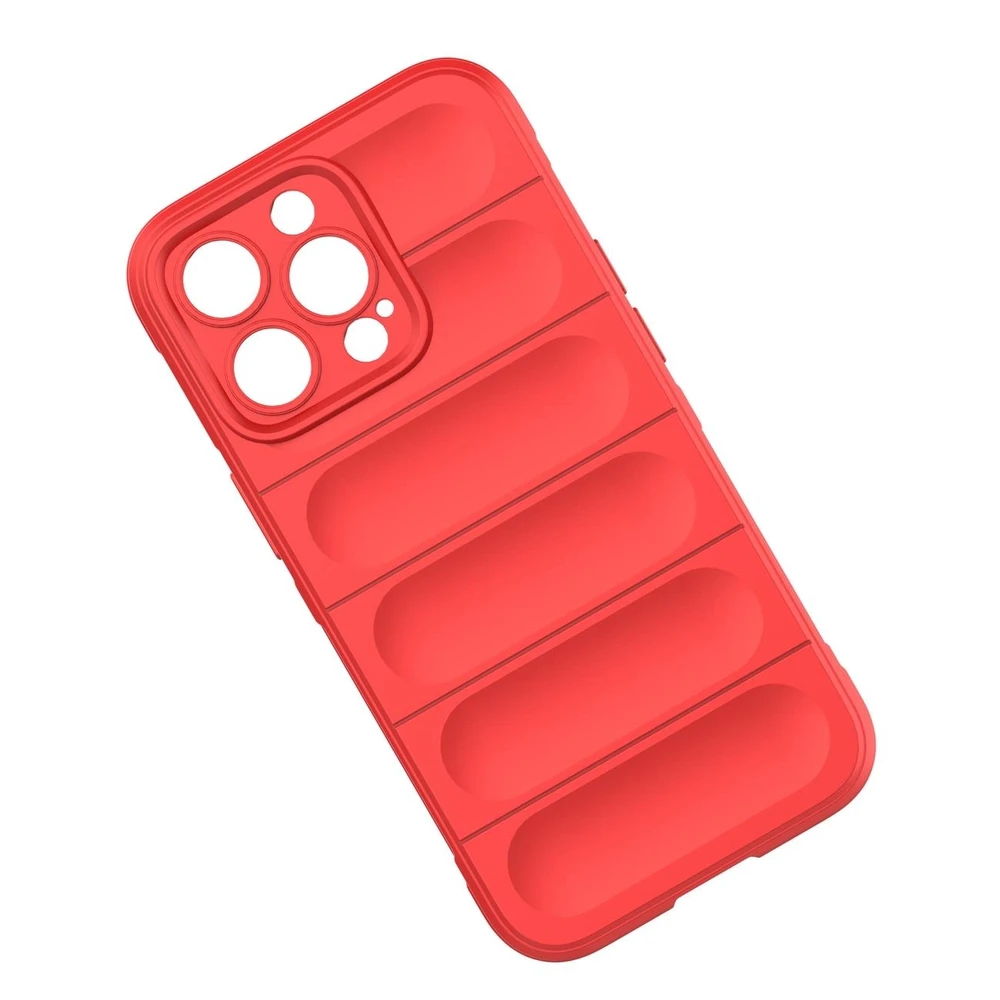 Hurtel Magic Shield dėklas skirtas iPhone 13 Pro Max, raudonas