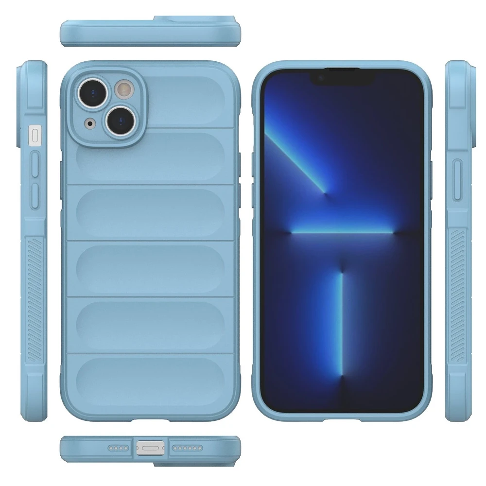 Hurtel Magic Shield dėklas skirtas iPhone 14 Plus, šviesiai mėlynas
