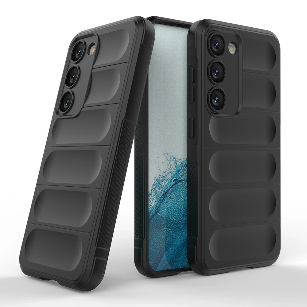 Hurtel Magic Shield dėklas skirtas Samsung Galaxy S23 +, juodas